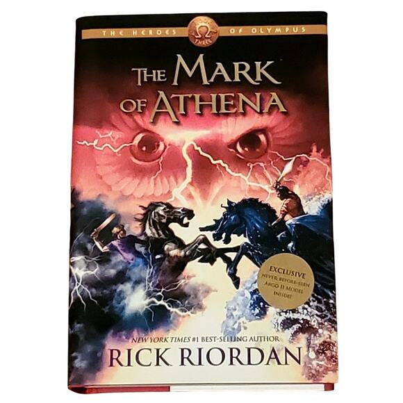 The Mark of Athena First Edition 2012 Rick Riordan Hardcover Disney Book 3 New - Picture 1 of 5